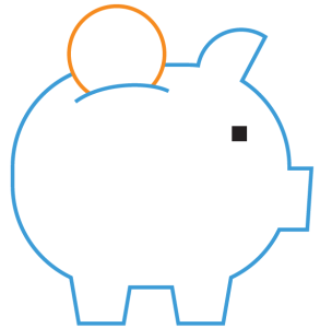 Piggy bank icon