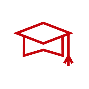 Graduation cap icon